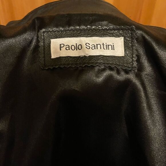 Paolo Santini Leather Biker Jacket - Picture 5 of 11